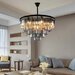 Candelabru Noir Diamond Black 600, LED inclus, 10 surse de iluminare